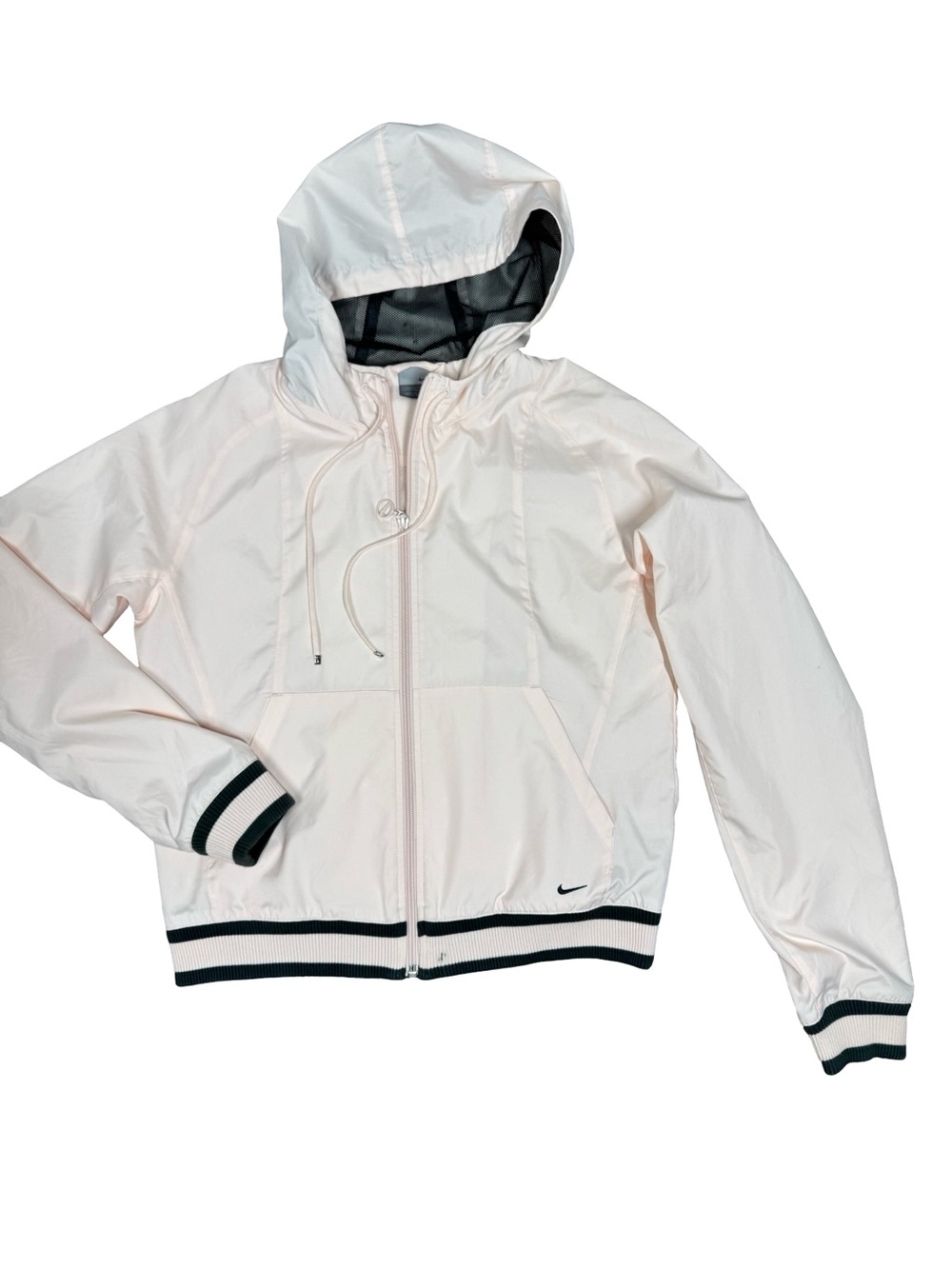 Nike Women's Pink Hooded Running windbreaker Jacket SZ M